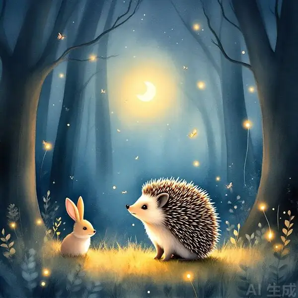 小刺猬小星的星星雨