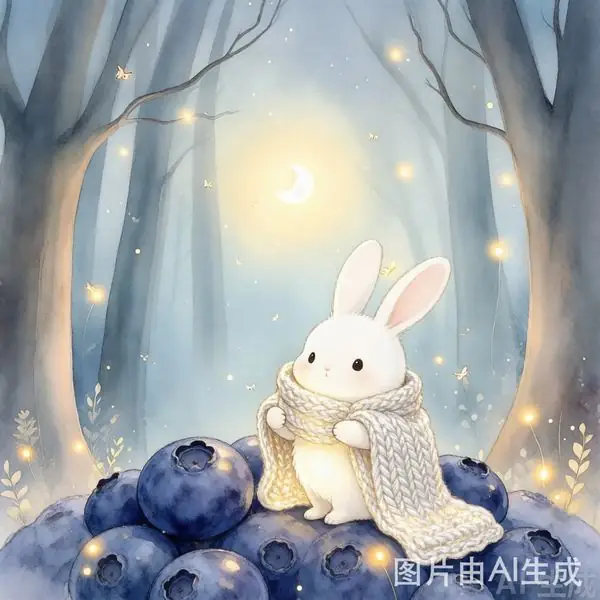 小兔子的月光毯